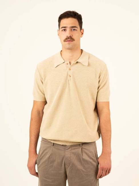 CAMEL MEN'S POLO SHIRT