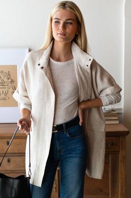Layering Jacket - Beach Linen