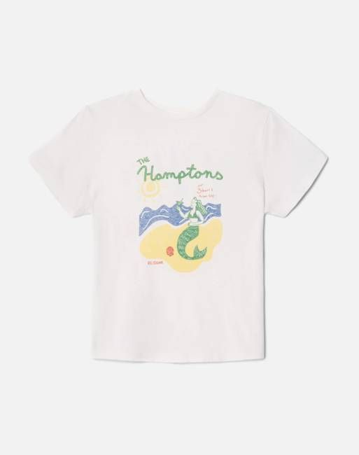 Classic Tee Hamptons Mermaid - Vintage White