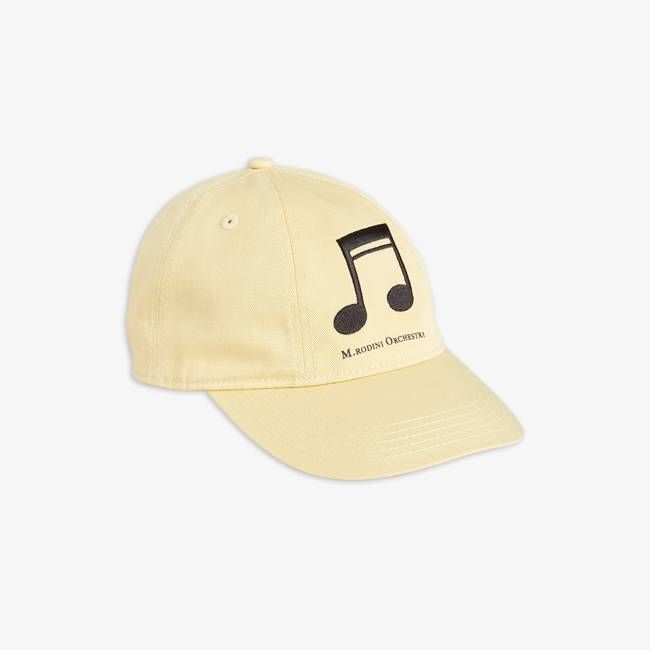 Note Embroidered Cap