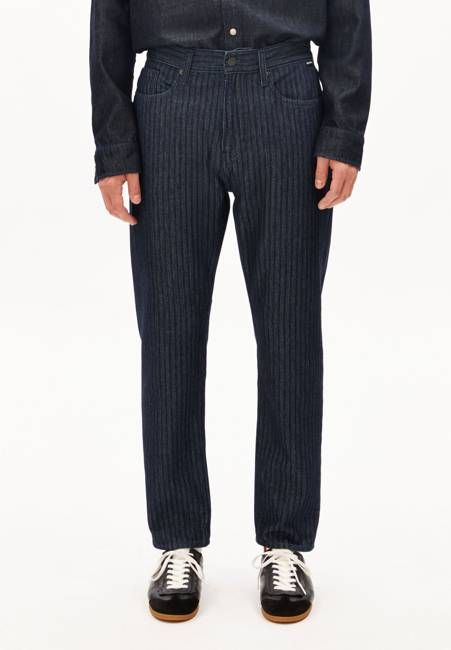 HERRINGBONE TAPERED JEAN