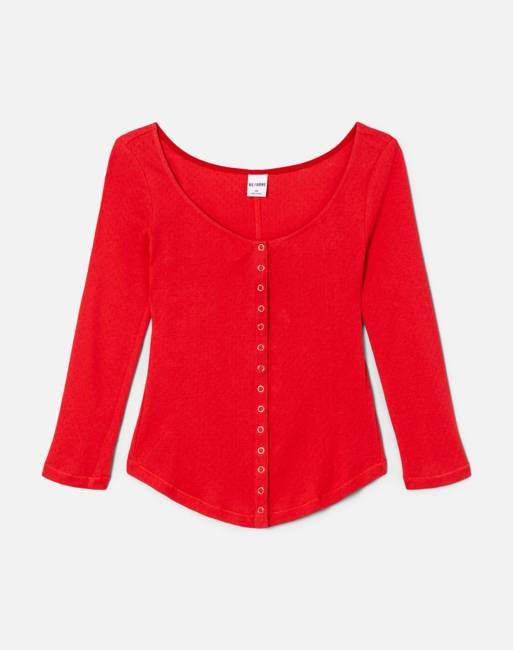 Olivia Top - Heritage Red