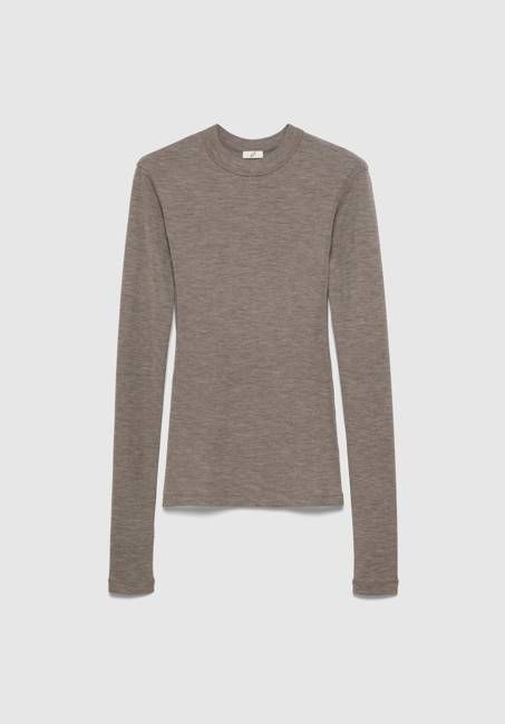 Long-sleeve Jersey Wool