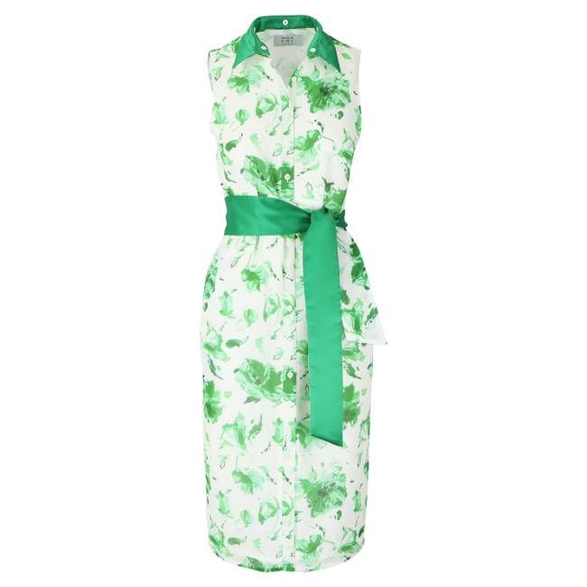Venice dress green flower - Last size: 36