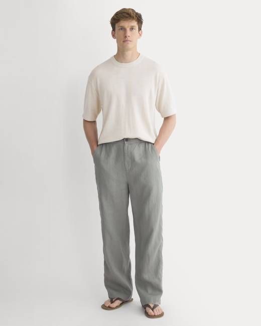 Linen Easy Pant 2.0 | Agave Green
