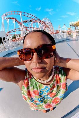 Mika - Sunglasses in Orange & Tortoiseshell