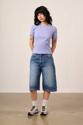 Gracie - Cotton T-Shirt in in Lilac