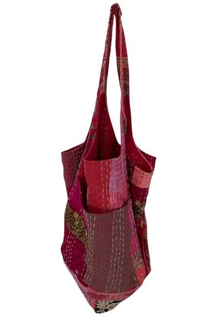 NEW! Vintage Patchwork Stories Tote Bag No.14