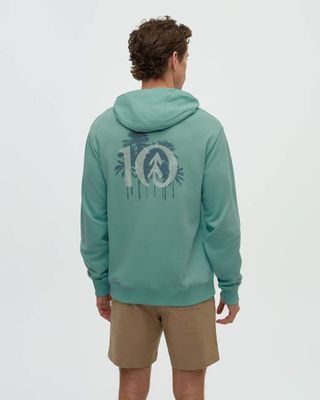 Haiti Palm Logo Relaxed Hoodie
