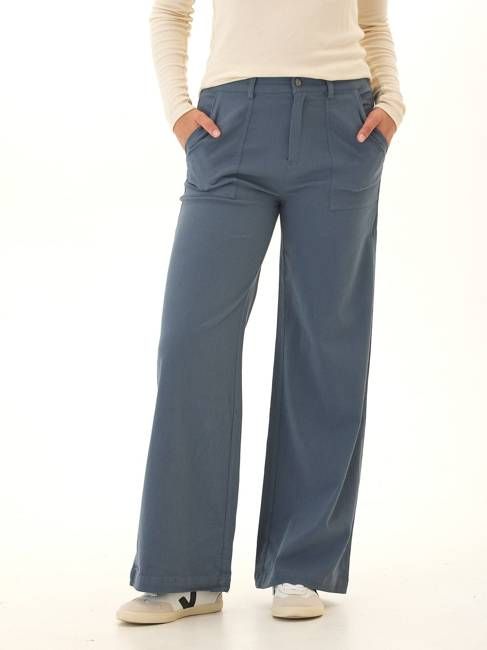 Pamela Stretch Twill Wide Leg Pant