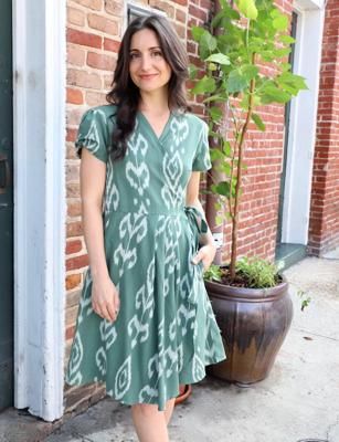 Khadra Organic Cotton Wrap Dress