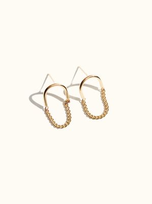 Arc Chain Earring