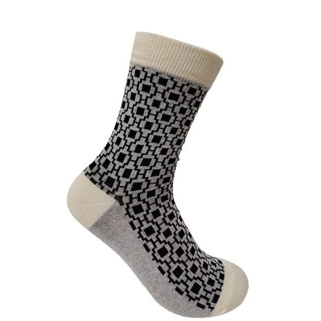 DIAMOND - GOTS Organic Cotton Socks Papyrus