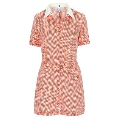 Billie jumpshort zigzag orange - Last size 42