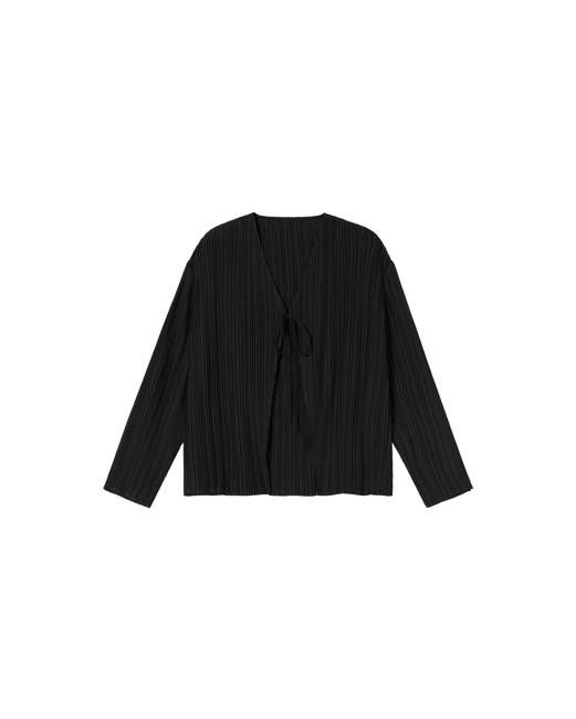Pleated bow Marina blouse