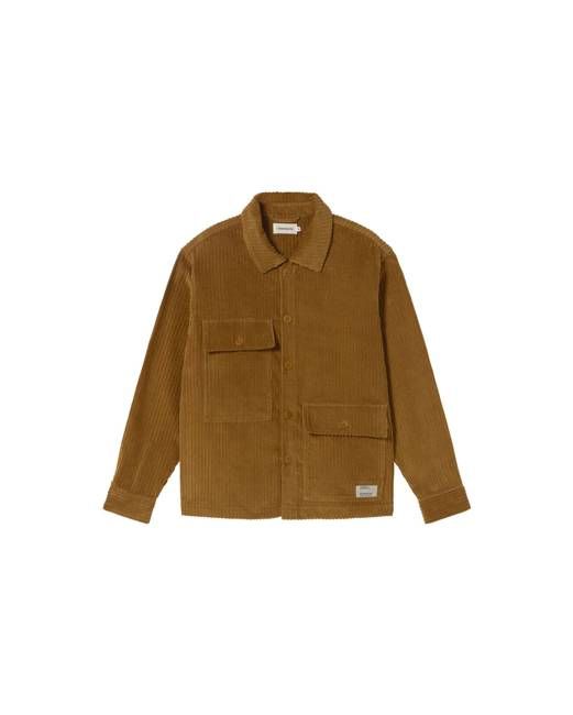 Thinking Mu Brown Corduroy Gabin Overshirt
