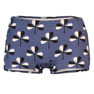 Bio-Panty Erna Muster Klee blau - kaufen