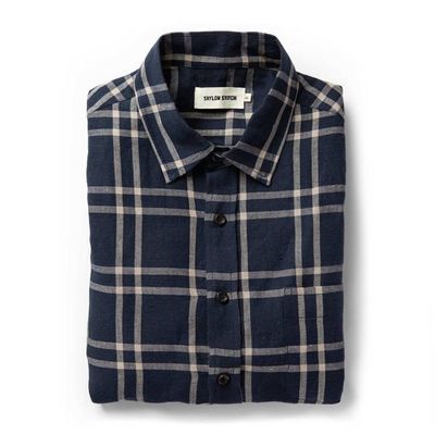 The California in Navy Plaid