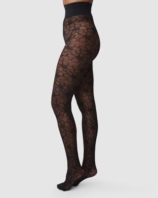 Elvira Net Tights Black | Shop now - Swedish Stockings