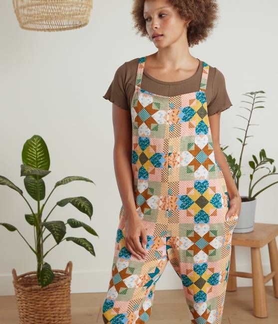 Cadence Overall - Star Quilt