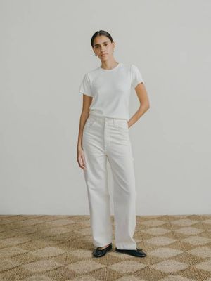 Carmen Jean, Recycled Denim, Putty