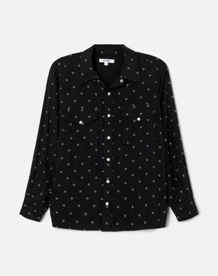 Snap Front Western Shirt - Star Print