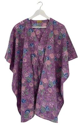NEW! Block print Kaftan Short No.93