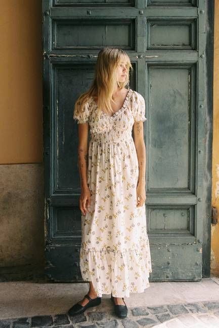 The Matilde Dress Petites | Alabaster Daisy