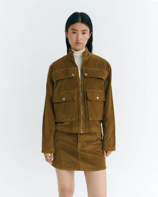 Brown corduroy Celia jacket