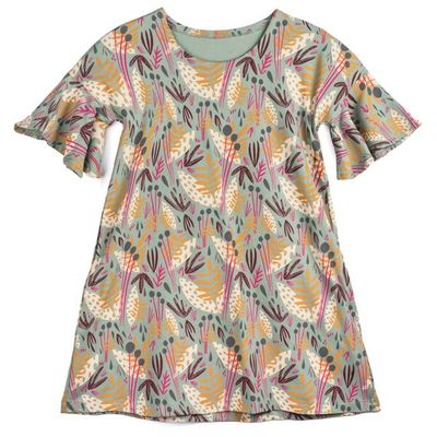 Kids Organic Cotton Cascade Dress: Whimsy