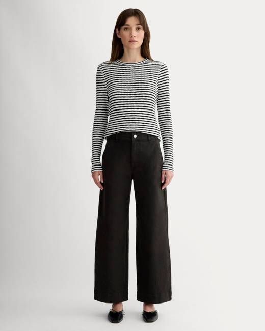 The Utility Wide-Leg Pant | Black