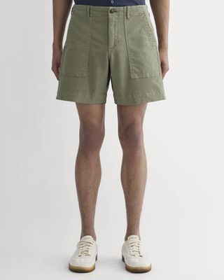 The Canvas Relaxed Short | Lichen Green