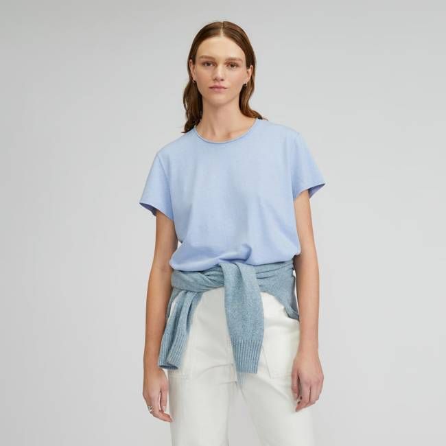 The Relaxed Hemp Tee | Periwinkle