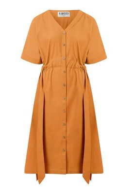DUSK - Organic Cotton Dress - Orange