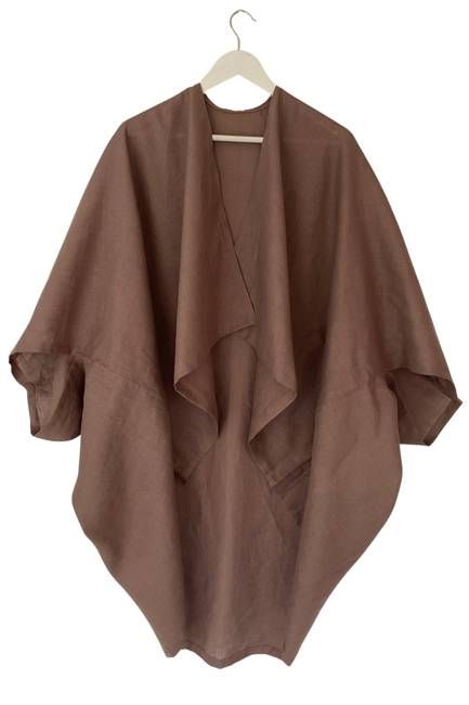 NEW! LINEN Kimono Mocha