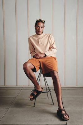 JERRY - Organic Cotton Shorts - Tan