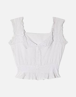 Vintage Edwardian Era Cotton Top - #1526