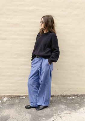 Poplin Field Pant, Organic Poplin, Cornflower