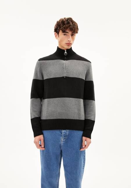 MAAURES | black-mid grey melange