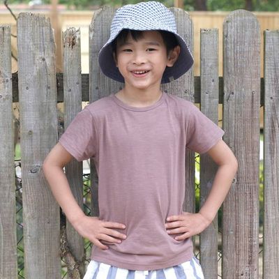 Short Sleeve T-Shirt (Slub) - Soft Brown