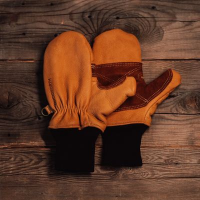 Deerskin Powder Mitten