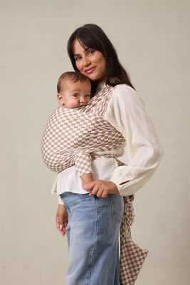 Almondine Chequer Wrap