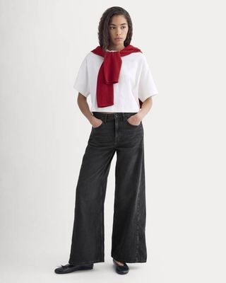 Paneled Wide-Leg Jean | Twilight