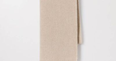 Beige Cashmere Wool Scarf | Italian Recycled Wool | Asket