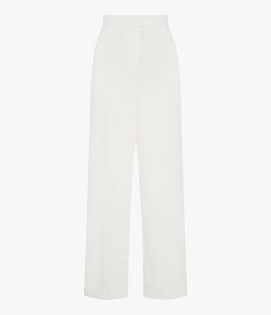 Flat Front Trouser | Off White