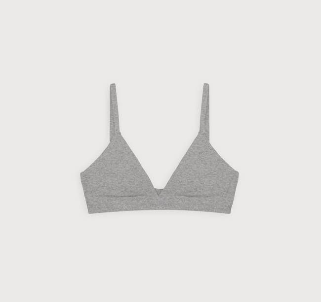 Core Rib Triangle Bralette