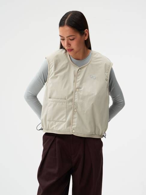 Reversible Fleece Vest - Cliff Beige (Female)