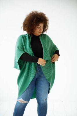 JULAHAS+ Wool Kimono Warm Jade