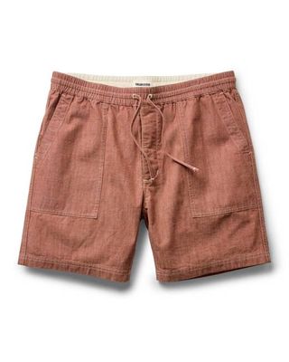 The Breakwater Short in Brick Chambray