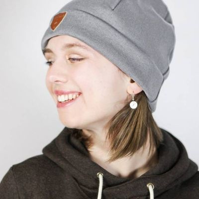 Nachhaltige Beanie Basel grau - kaufen
